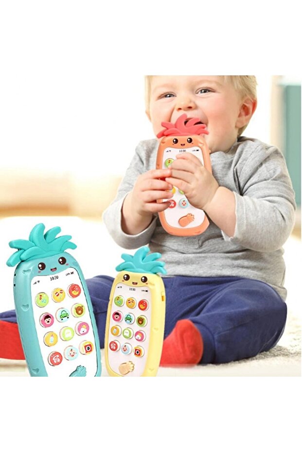 Telefon muzical interactiv Pineapple Yellow - 5
