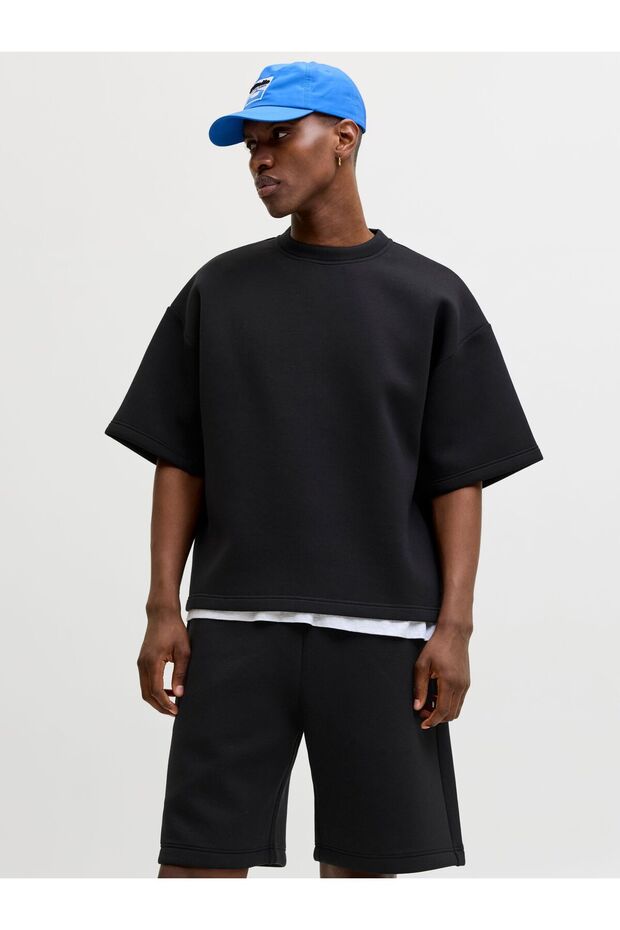 Sweatshirt Einfarbig Sweatshirt - 1