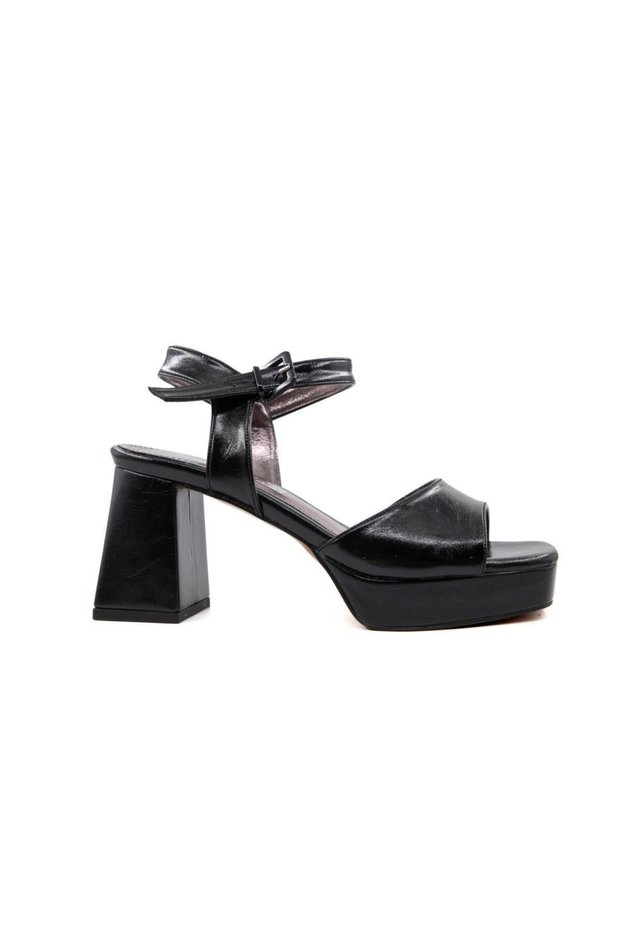 08 K102 Black Women's Heeled Shoes