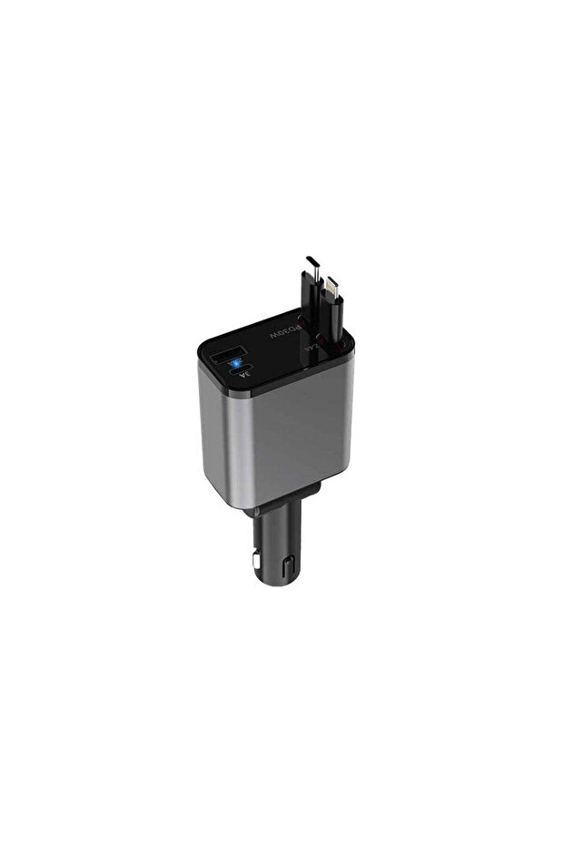Retractable 50 W Car Charger