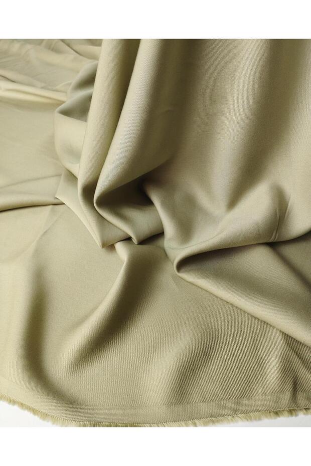 Light Green Viscose Woven Fabric, Soft and Flowing, Suitable for Blouses & Dresses 155X340Cm