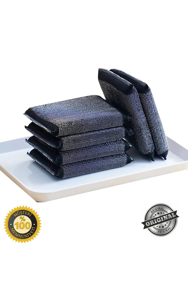 Miss Clean Wire Sponge Set of 2 – Wire Fiber Dishwashing & Surface Scrubbing Sponge for Powerful Cleaning