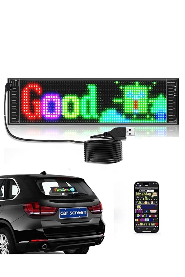 لوحة عرض LED ذكية للتحكم بالتطبيق لعرض الكتابات والرسوم المتحركة