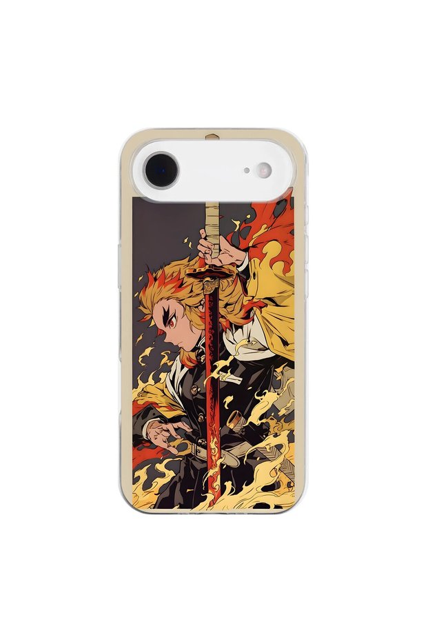 iPhone 17 Air Compatible Anime 4/3 Design Transparent Case