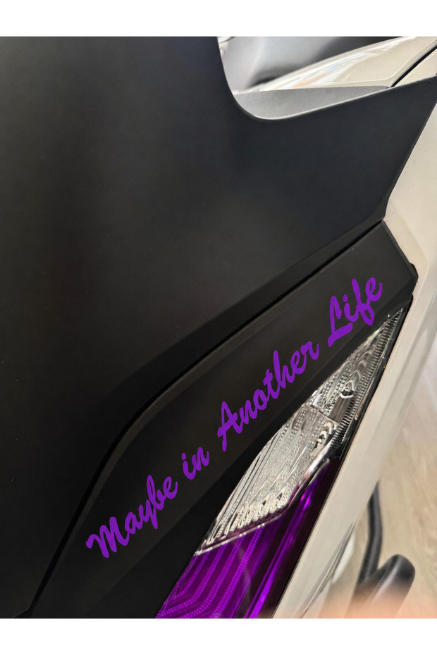 Maybe in Another Life Sticker Label (20cm) for Helmet-Motorcycle-Car