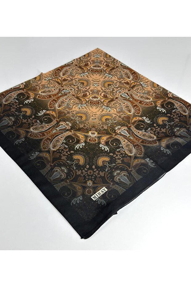 Nevada Large Size Organic Cotton Scarf - 120 X 120 - 06453