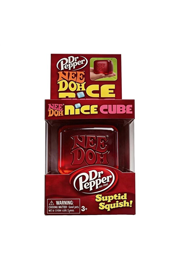 Schylling Nice Cube -Sensory Squeeze Toy with Super Solid Squish - 2.25" Cube(Pack of 1)
