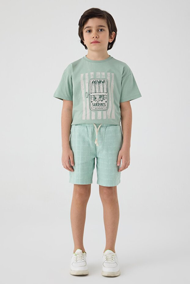 BG Store Boy's Green Shorts