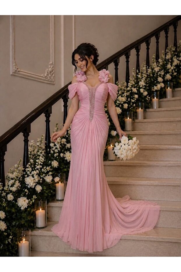 Pink Evening Dress