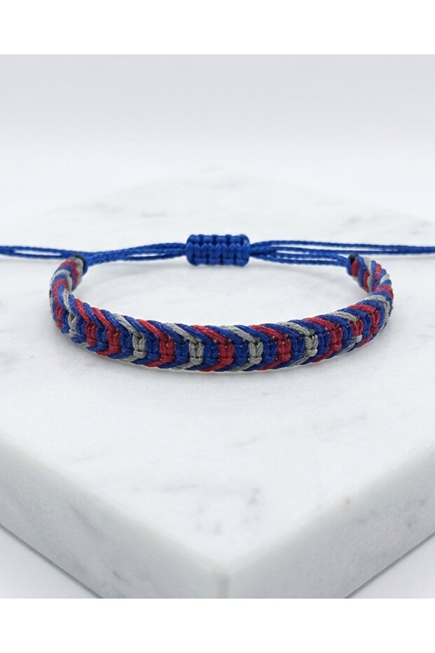 Knitted Macrame Bracelet, Unisex Water Resistant Bracelet, Gift Summer Bracelet