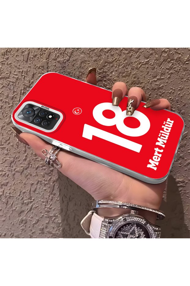 Silicone Edge Hard Back Phone Case Compatible with Redmi Note 12 Pro 4g Mert Müldür