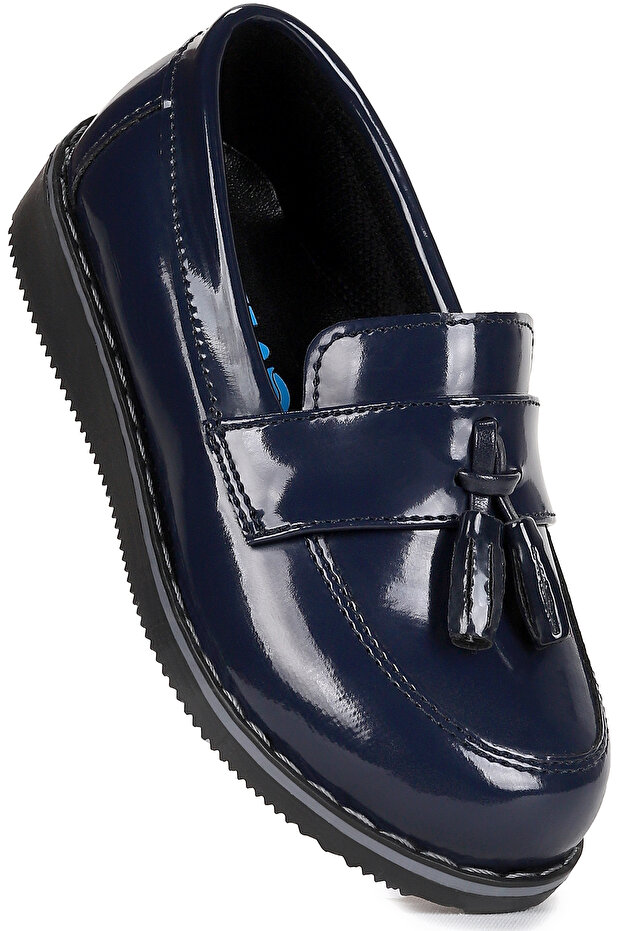 Cision Patent Leather Baby Boy Circumcision Shoes with Bow Tie