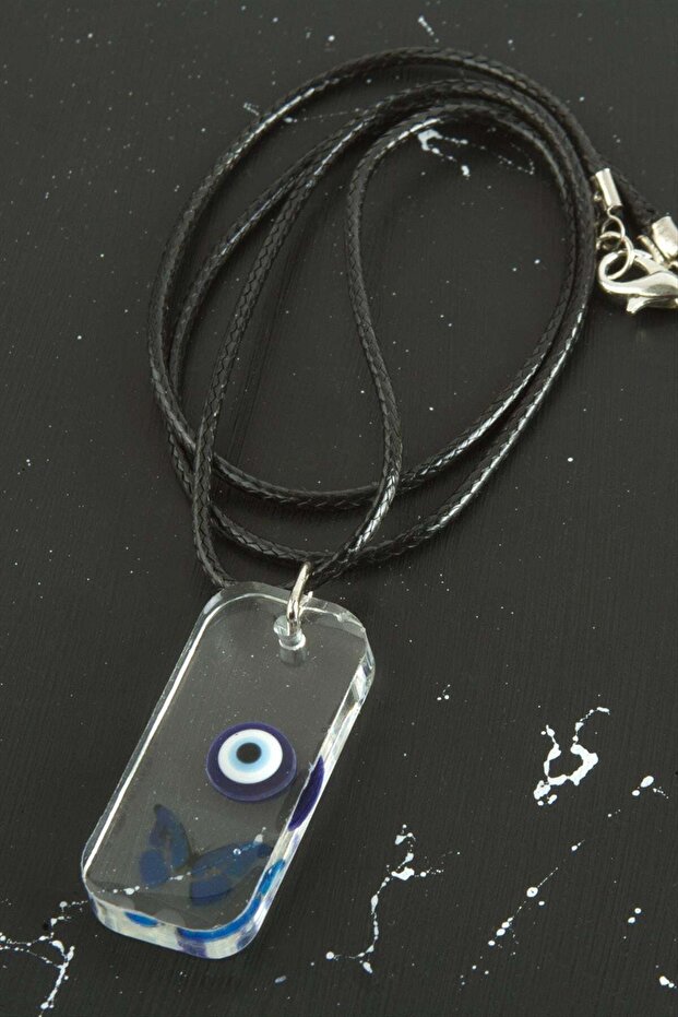 ILKESHOP قلادة إيبوكسي مستطيلة الشكل (214602) - Mi - 1