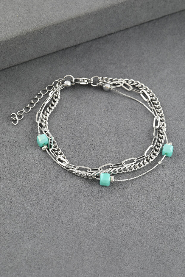 Stainless Steel Silver Custom Minimalist Design Bracelet