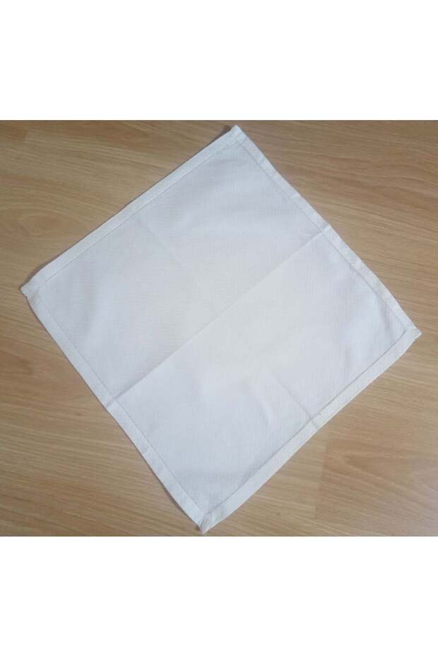 غطاء مطبخ قطني أبيض، منديل 40x37 سم