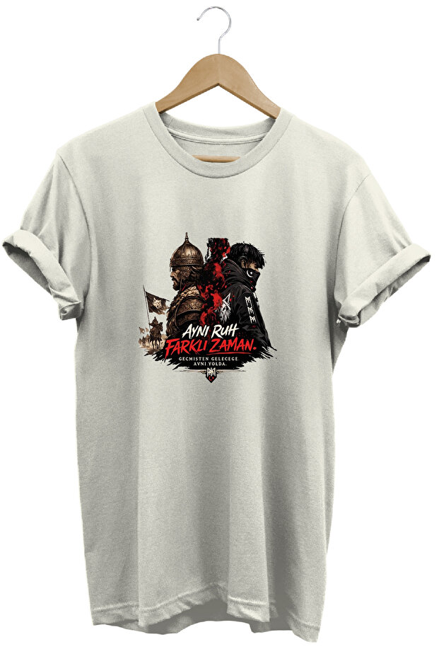 Same Spirit Different Time Printed Date and Street Style Special Design T-Shirt