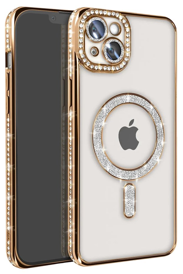 Shopilke iPhone 15 Case Joke Simli Magneticsafe Case (235212) - Gold