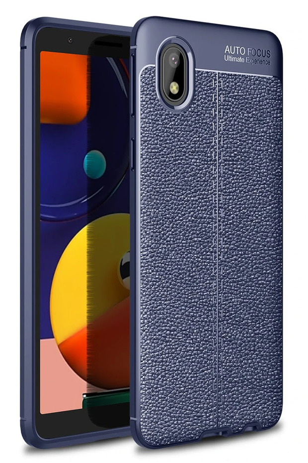 Ilkeshop New Galaxy A01 Core Case Auto Focus Cover (134846) - Navy Blue