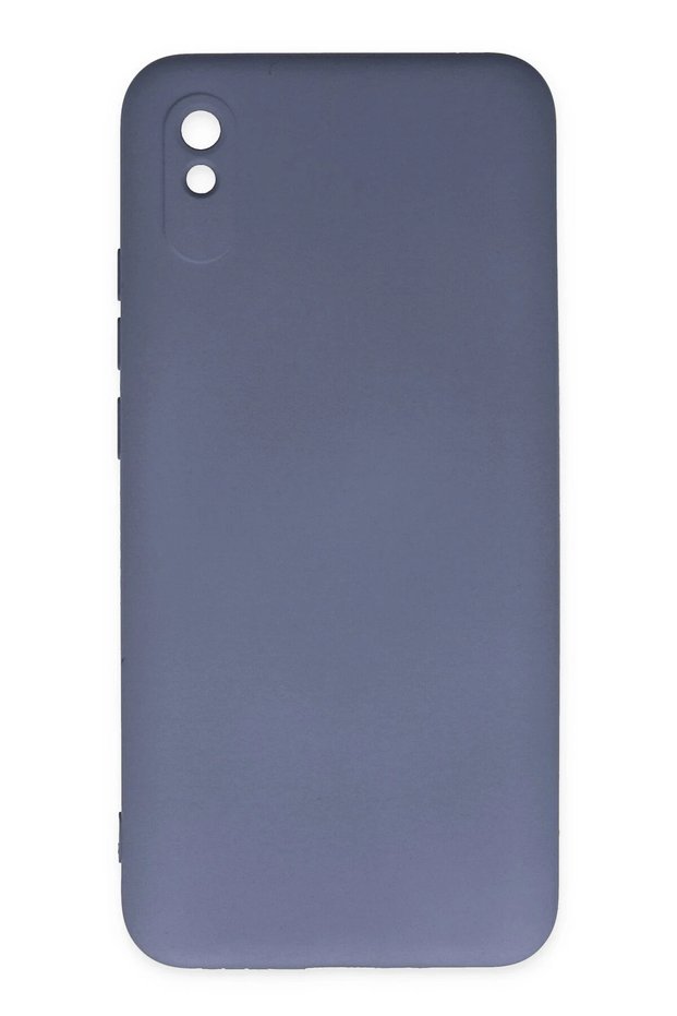 Ilkeshop New Redmi 9A Case Nano Velvet Silicone (193438) - Gray