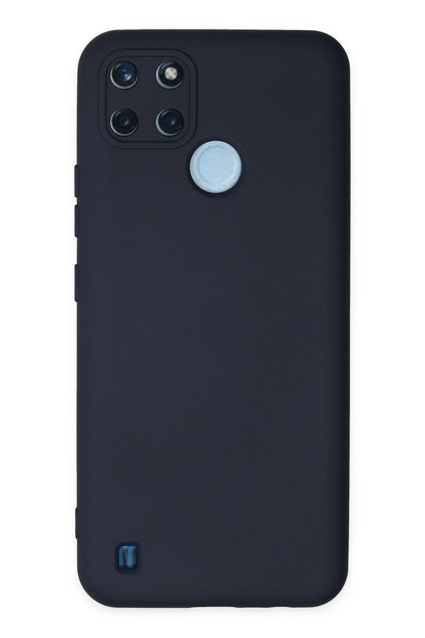 Ilkeshop New Realme C25Y Case Nano Velvet Silicone (193142) - Navy Blue