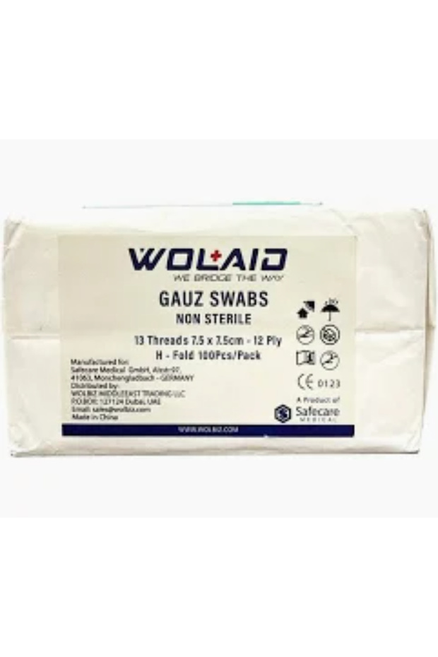 Gauze Swabs 7.5 × 7.5 cm 100 pcs
