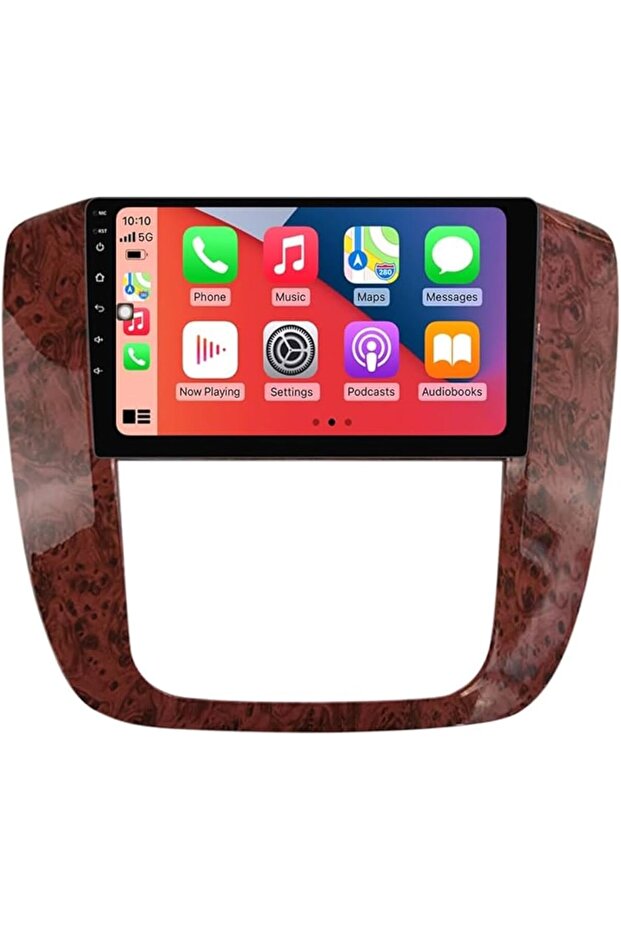 شاشة سيارة أندرويد مع ذاكرة وصول عشوائي 6 جيجابايت وذاكرة تخزين 128 جيجابايت مع دعم Apple CarPlay وAndroid، بالإضافة إلى كاميرا خلفية
