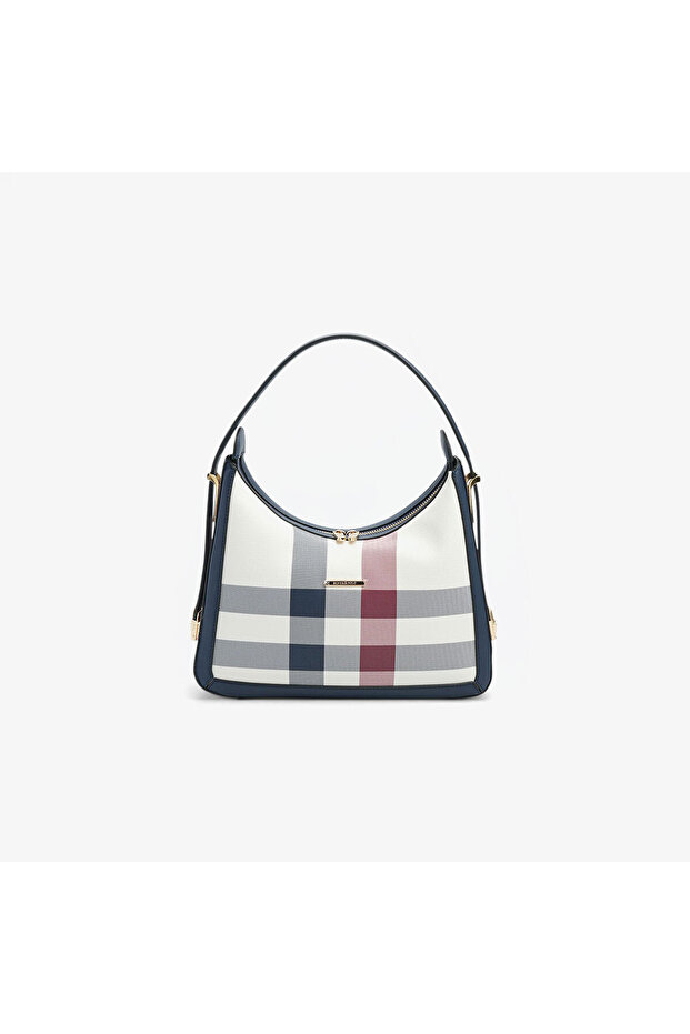 Women's / Girls' Sp1187-M3 Shoulder Bag White-Navy Blue