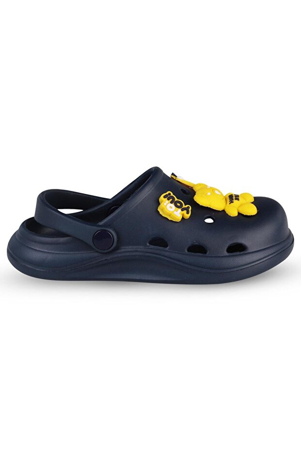 Boys' Slippers 26- - Navy Blue