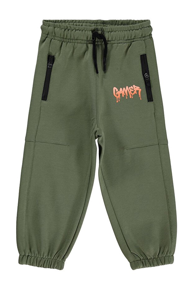 Gamer Printed Sweatpants for Ages 2-5 - Khaki