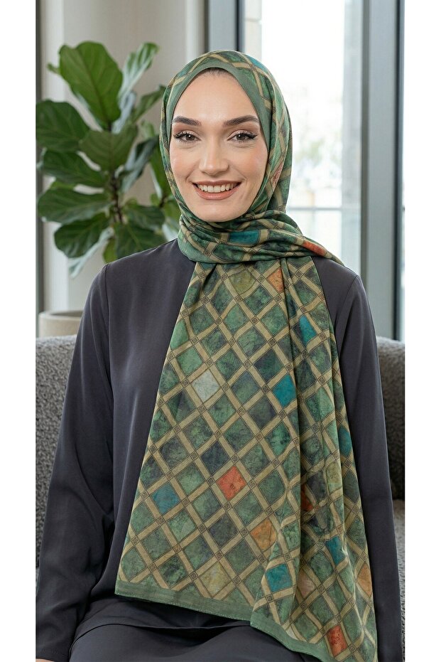 Patterned Soft Shawl - 036 - 2
