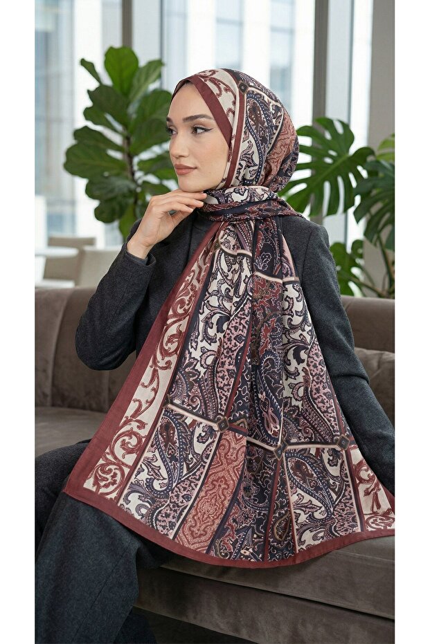 Patterned Soft Shawl - 079