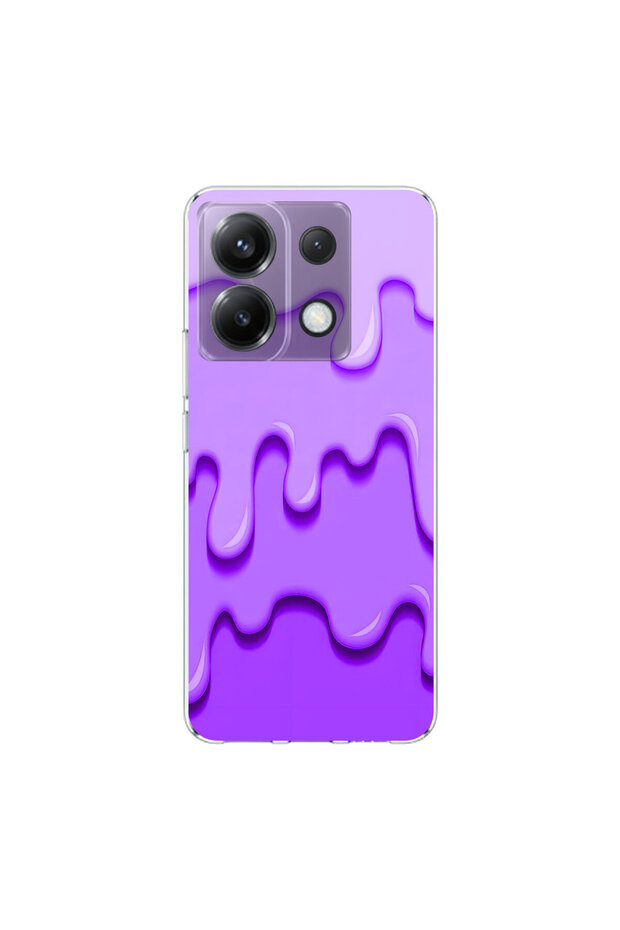 Poco X6 Compatible Cream 2 Design Transparent Case