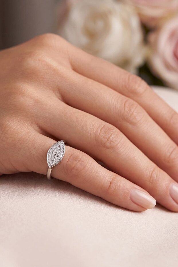 The Passion Silver Color Pinky Ring