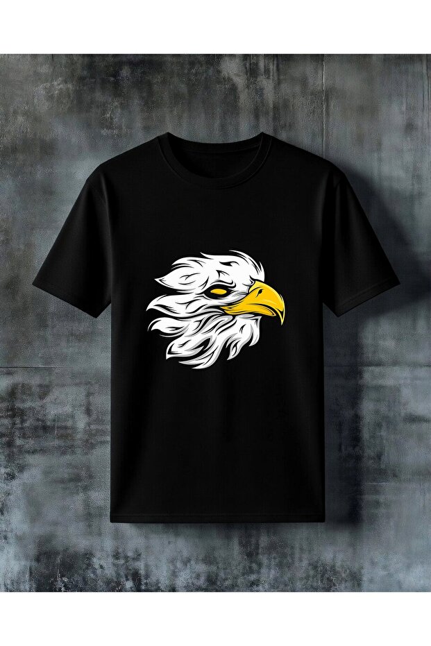 Eagle Logo Printed Oversize T-Shirt