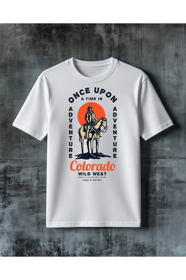 Once Upon Time Colorado Printed Oversize T-Shirt