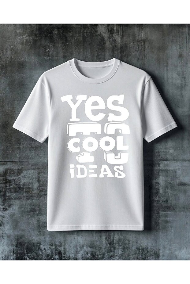 Bos Beyaz 71 Printed Oversize T-Shirt