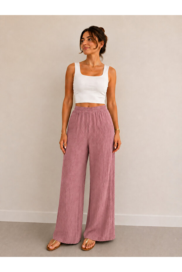 Women's Bubble Fabric Pants