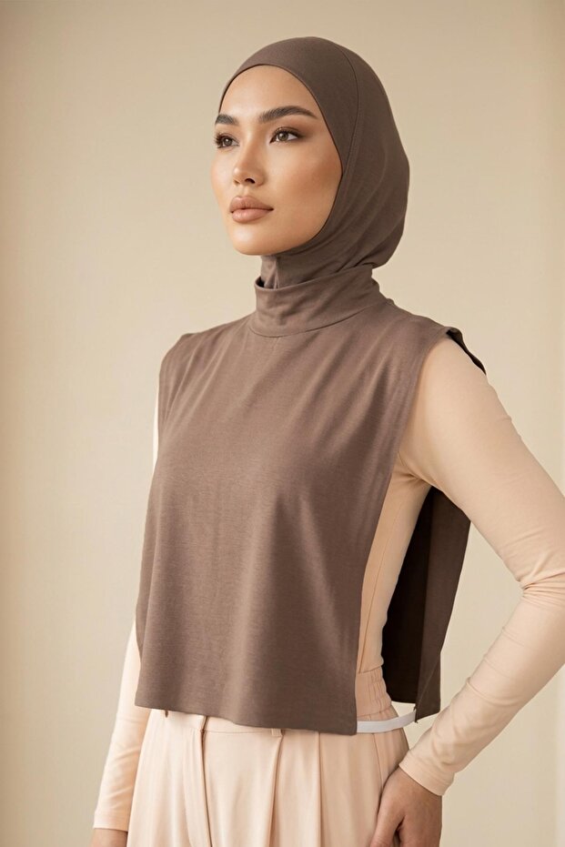 طقم ياقة عنق من القطن الممشط، DK-2