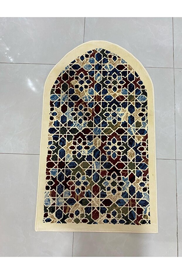 سجادة صلاة زخارف اسلامية - صنع تركي 8 ملي