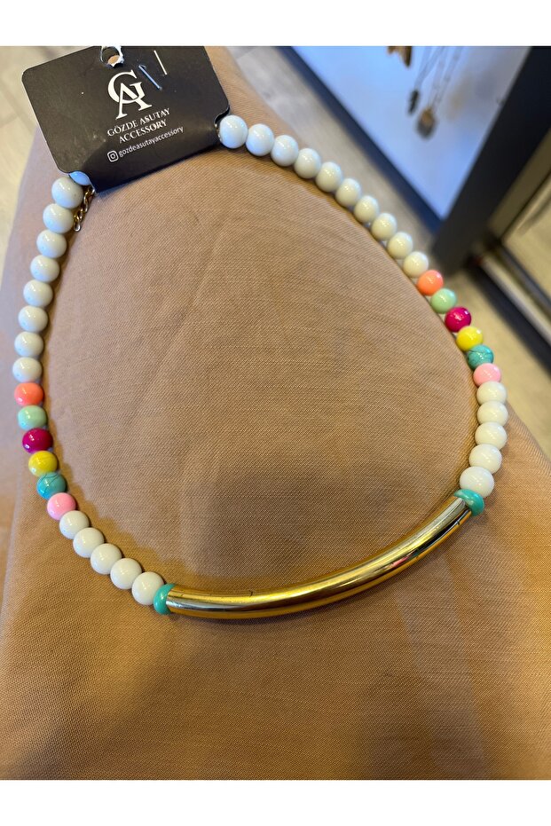 Colorful summer necklace