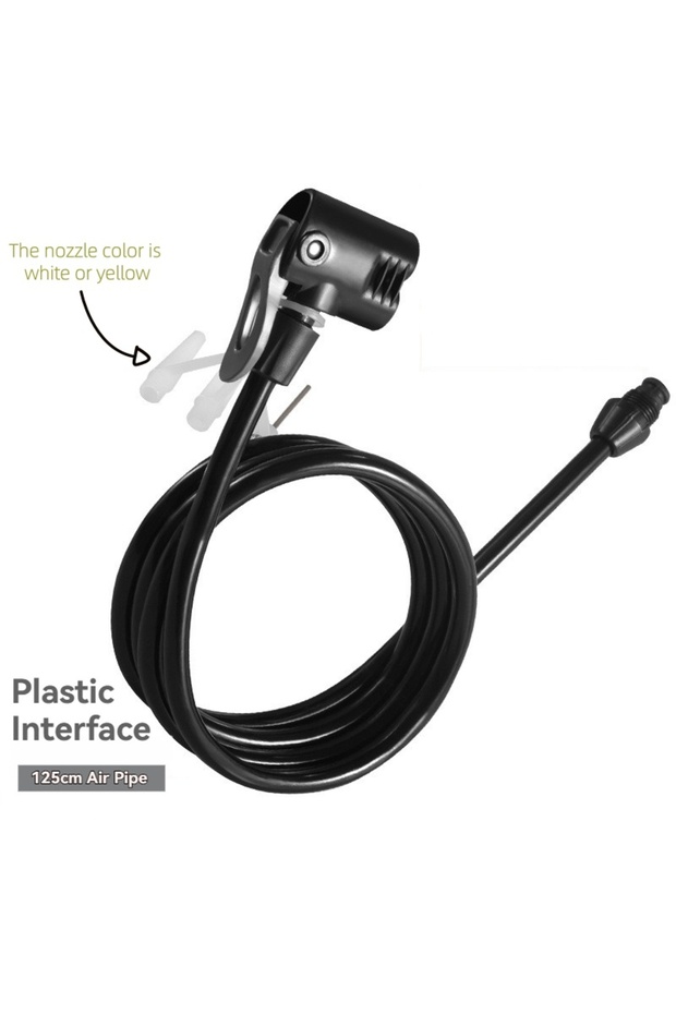 125cm plastic head Bicycle Air Pump Extension Tube Pump Bicycle Hose Air Pump Connector Bike Air Pum