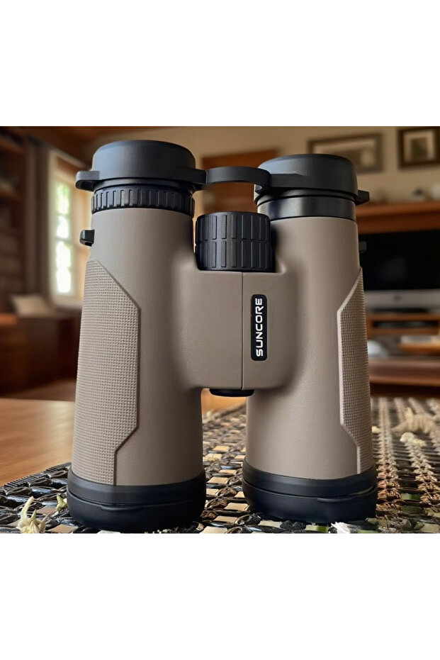Beige SUNCORE 10x42 Professional Binoculars with Low Light Clarity Great for Stargazing Birding & Sp