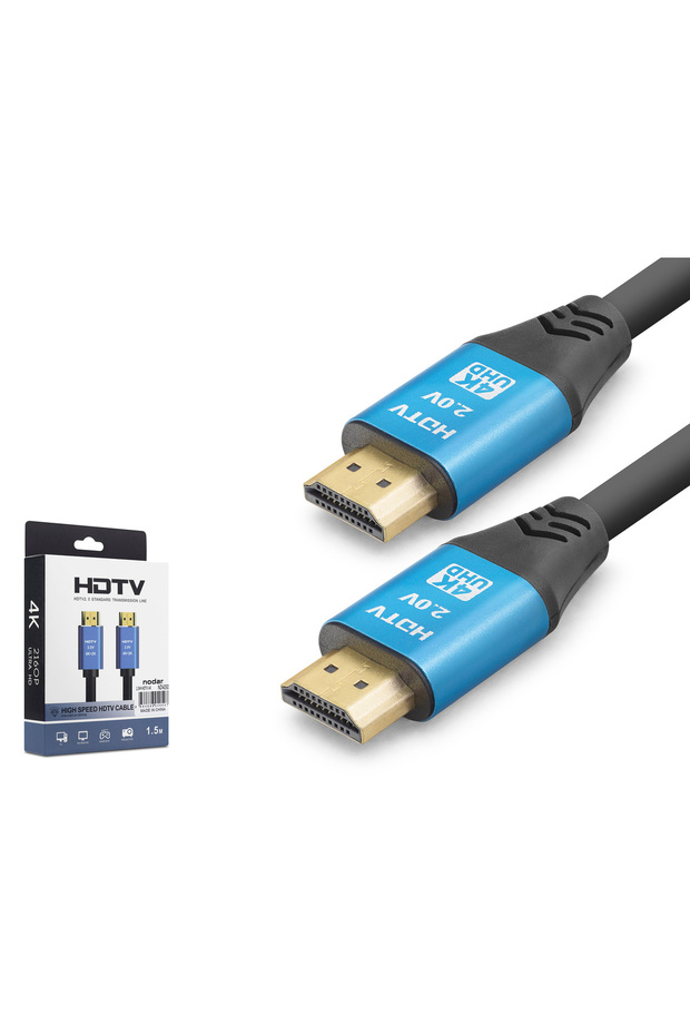 كابل HDMI 2.0 4K UHD 19+1 OD 8.0 مم 1.5 متر - أسود Mi ND4050