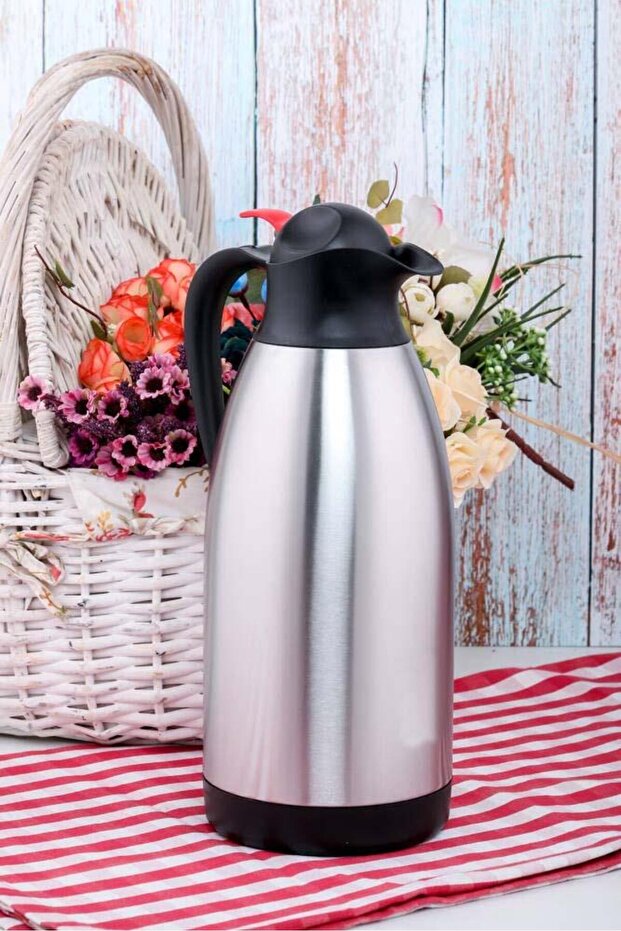 Steel Thermos 2.5 Liters 12 Hours Hot - 24 Hours Cold