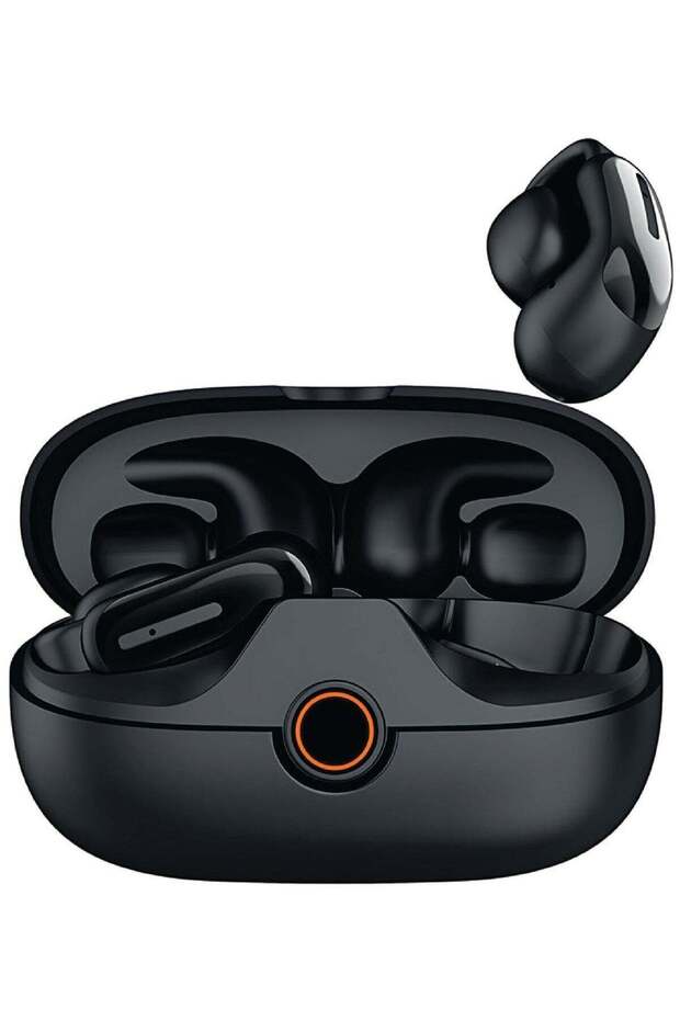 DX358 Open Ear Wireless Bluetooth 5.4 Headphones Water Resistant Black