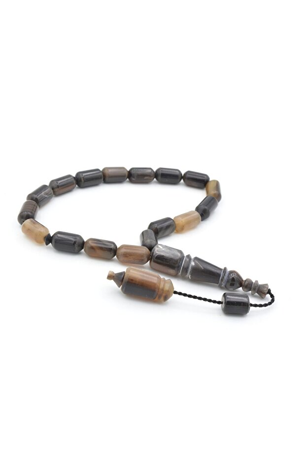 Systematic Capsule Cut Buffalo Horn Efe Maskot Prayer Beads 002
