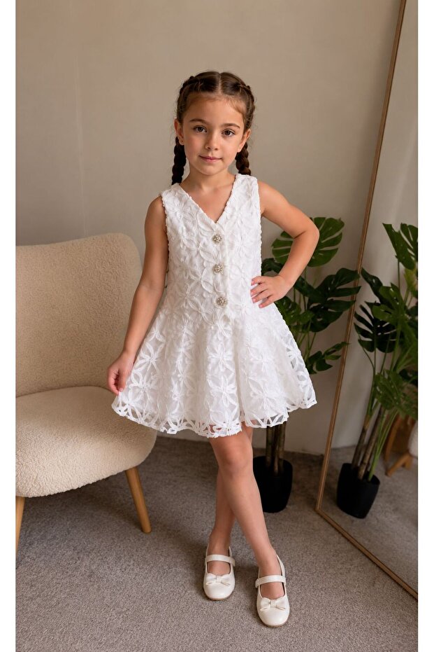 Imported Floral Fabric Skirt Set - 4/12 Years - 31745