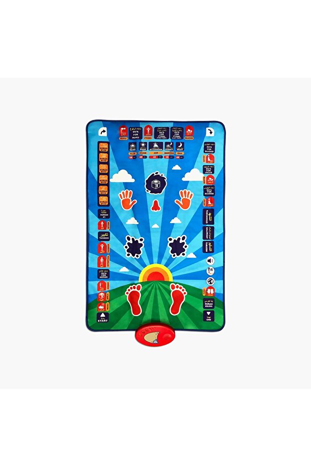 Islamic Prayer Learning Mat - Blue