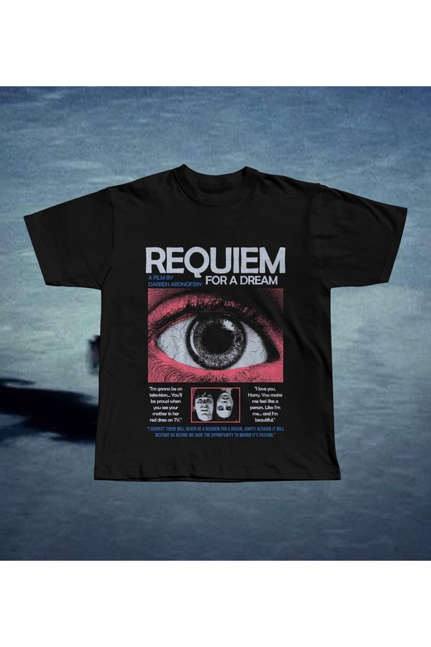 Requiem for Dream Printed Unisex Oversize T-Shirt
