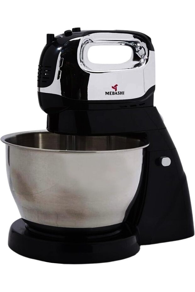 4.5L Stand Bowl Mixer, 5 Speeds, 2 Beaters, 2 Dough Hooks, (350W) Black (ME-SBM1002)